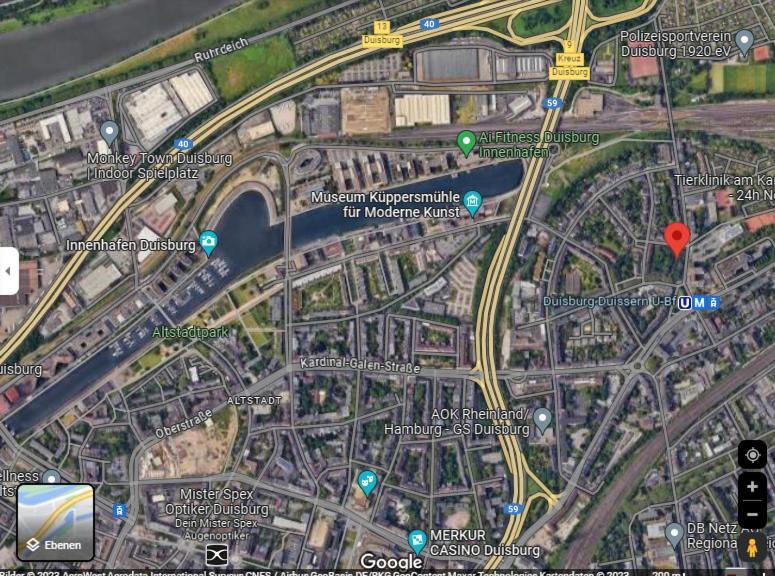 City Apartment Duisburg 2#Netflix &Wlan &Kingsize Bett & Kaffee Maschine & Central & 500M Innenhafen & 2 Min U Bahn Zewnętrze zdjęcie